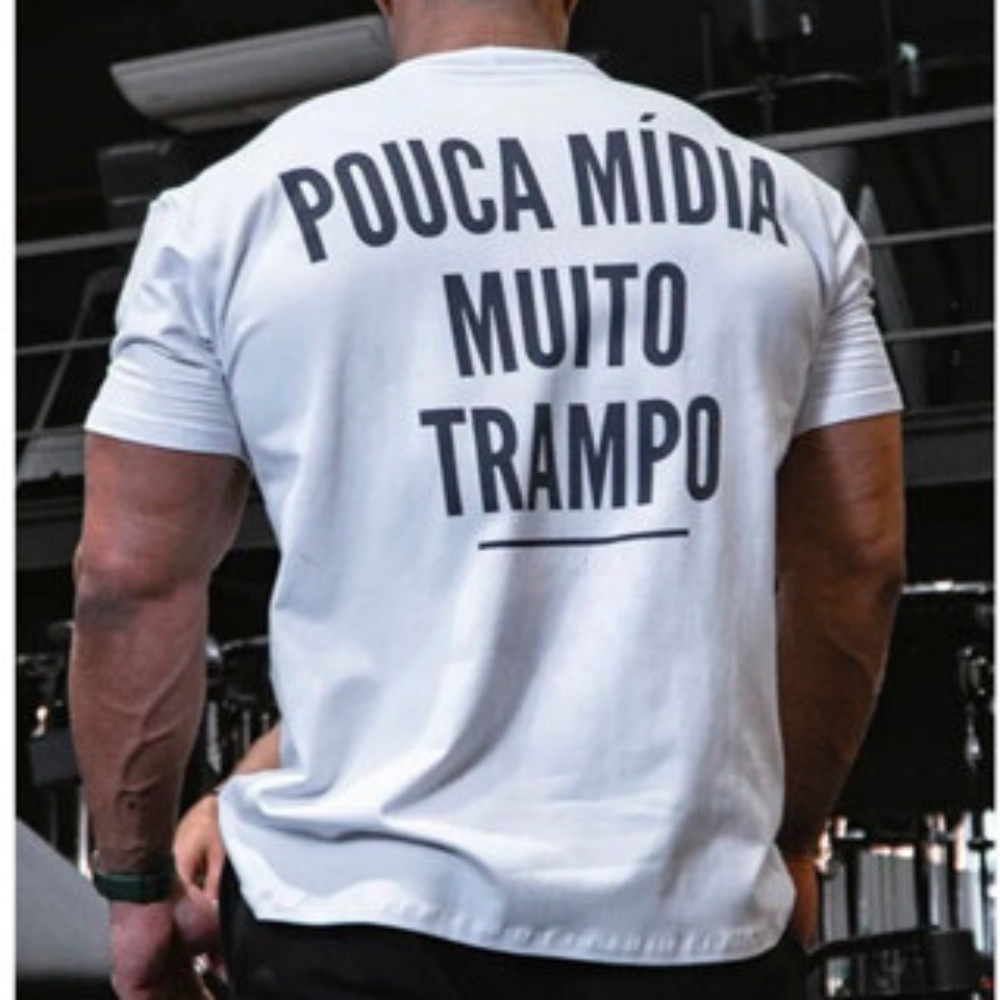 Camiseta Basica Oversized Academia Frase Ramon Lançamento 2024