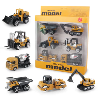 Kit Carrinhos Trucks De Construção/ Brinquedo Infantil, Trator Caminhão