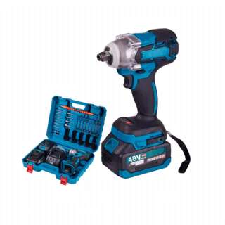kit De Ferramentas Parafusadeira De Chave De Impacto Sem Fio Com Bateria 48V, Manuais De Alto Torque