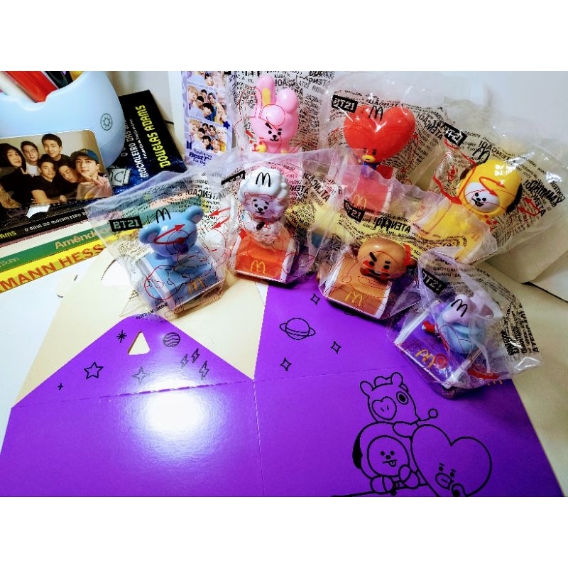 Coleção completa BT21 - BTS McDonald's 2024