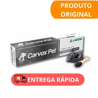 Carvox Pet Lavizoo Carvão Ativado para Cães e Gatos Suplemento 14g