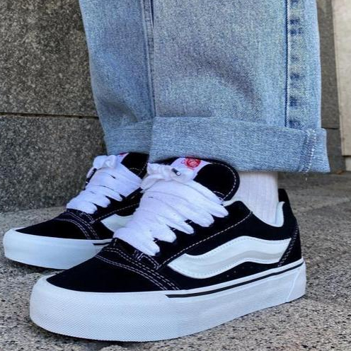 TÊNIS KNU SKOOL BLACK WHITE CASUAL LANÇAMENTO