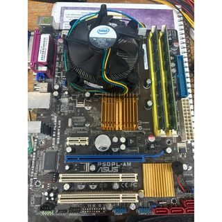Kit Placa Mãe Lga 775 + duo+ Mem. 2gb + Cooler