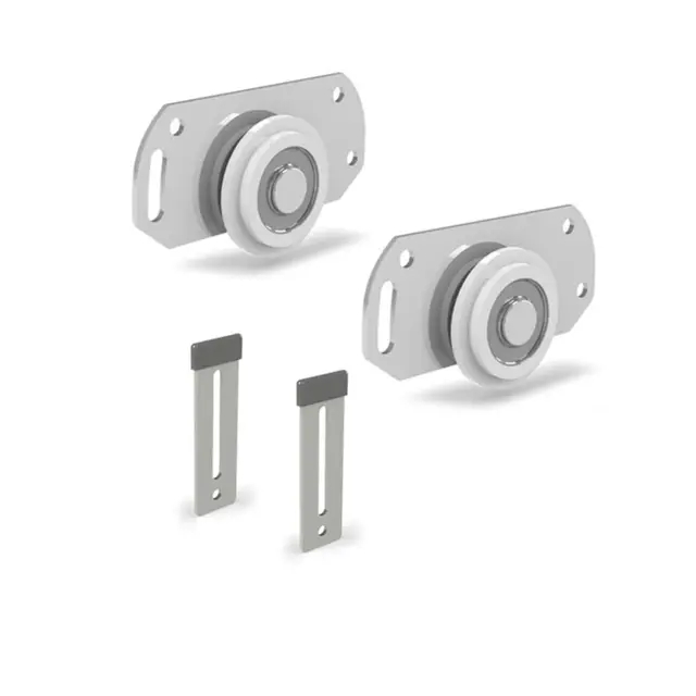 Kit Porta Correr JM 443 Roldana 40mm - Joelini | Shopee Brasil