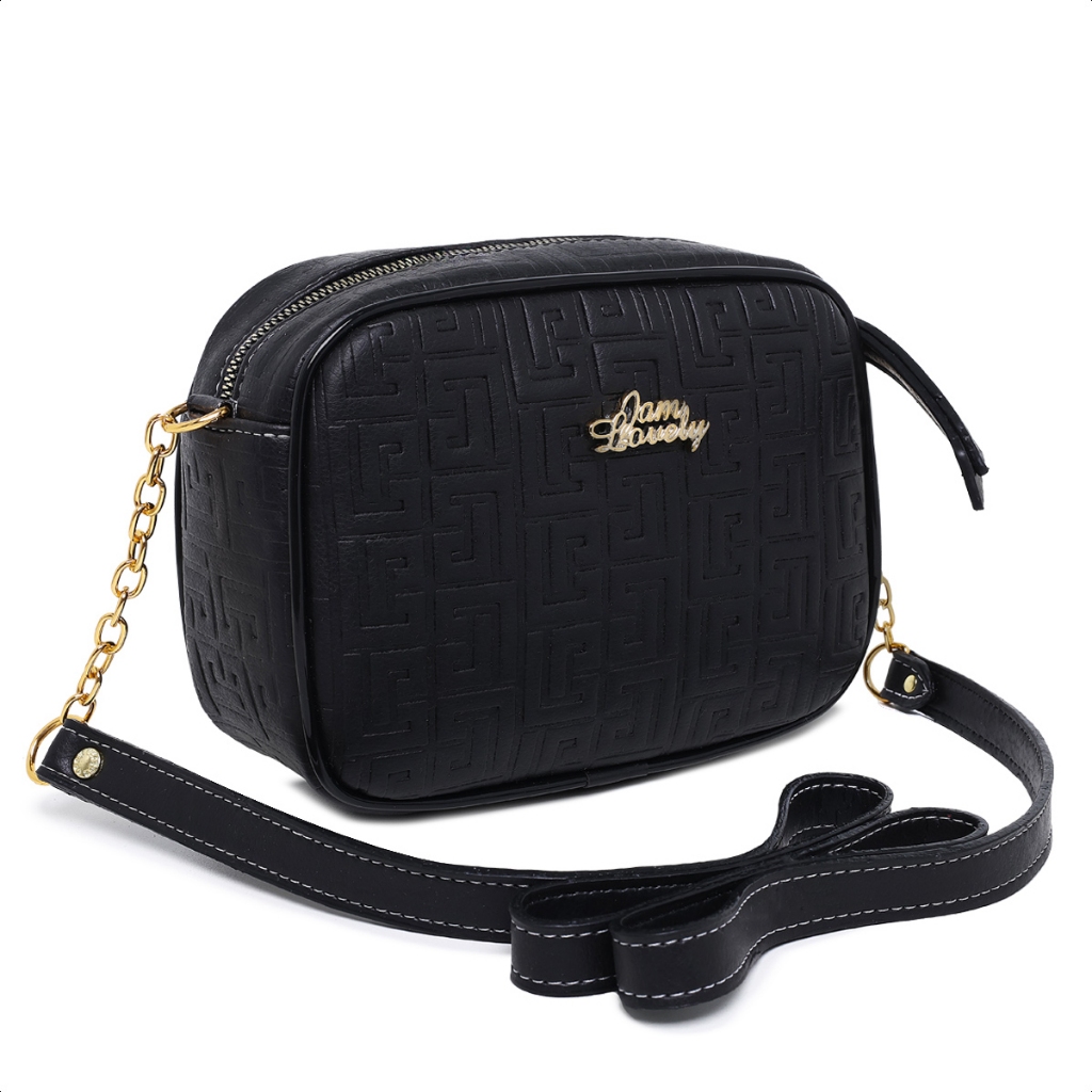 bolsa feminina pequena preta!alça transversal qualidade premium
