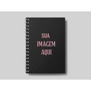 Caderno Personalizado Marca Logo Arte 100 fls com sua logo, foto ou tema