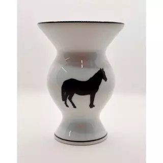 Cuia para chimarrão Cavalo - Porcelana