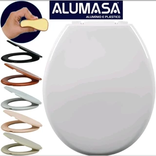 Assento Sanitário almofadado tampa Vaso Oval universal Redonda