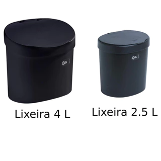 Lixeira com Tampa para Pia Bancada Cozinha Banheiro Lavabo Coza