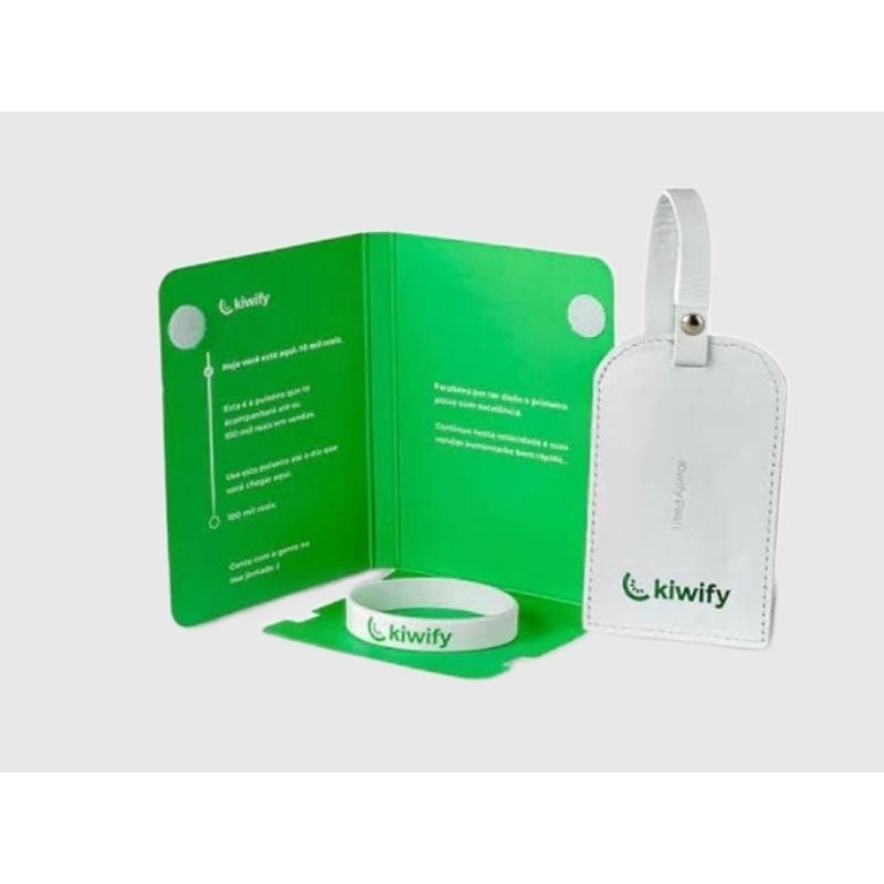 Pulseira Kiwify Silicone Baixo Relevo