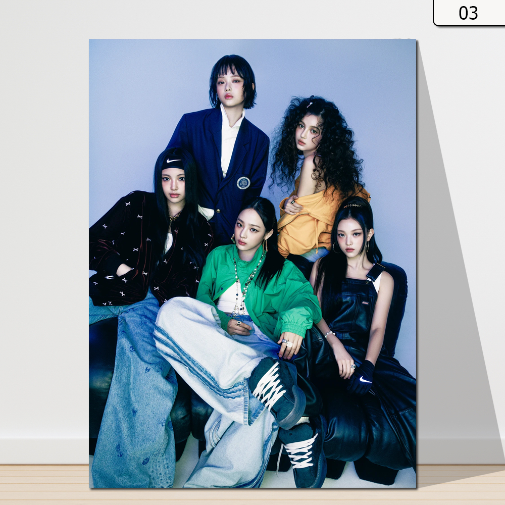 Placa Decorativa Quadro NewJeans KPOP 20x28cm - Envio Rápido