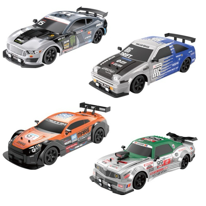 Carro com controle remoto Speed Racing Rallye com luzes e bateria recarregavel