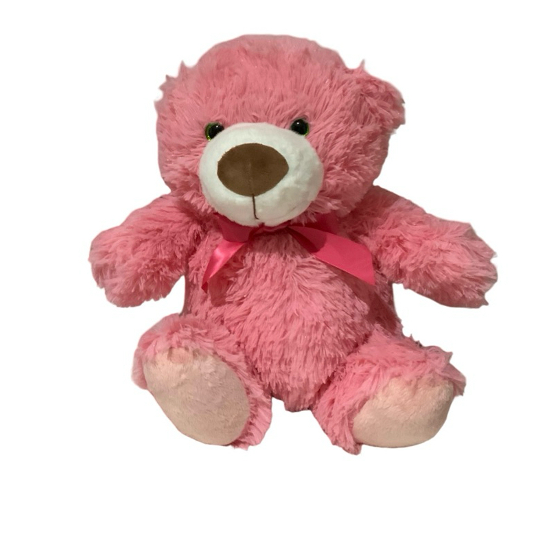 URSO PELUCIA ROSA ///35 cm | Shopee Brasil