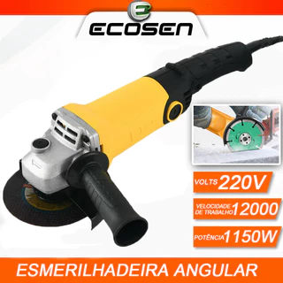 220V Lixadeira Esmerilhadeira Angular 125mm 1150W Profissional