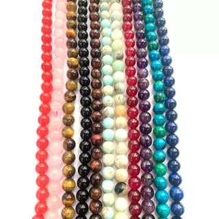Fio de Pedras Naturais 08mm Aproxi. 47 Contas - em Oferta na Shopee