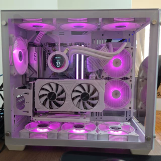 Computador PC Gamer Branco - B550 ProSE + R5 5500 + 2060 + 16GB + 2xNVME 1.2TB
