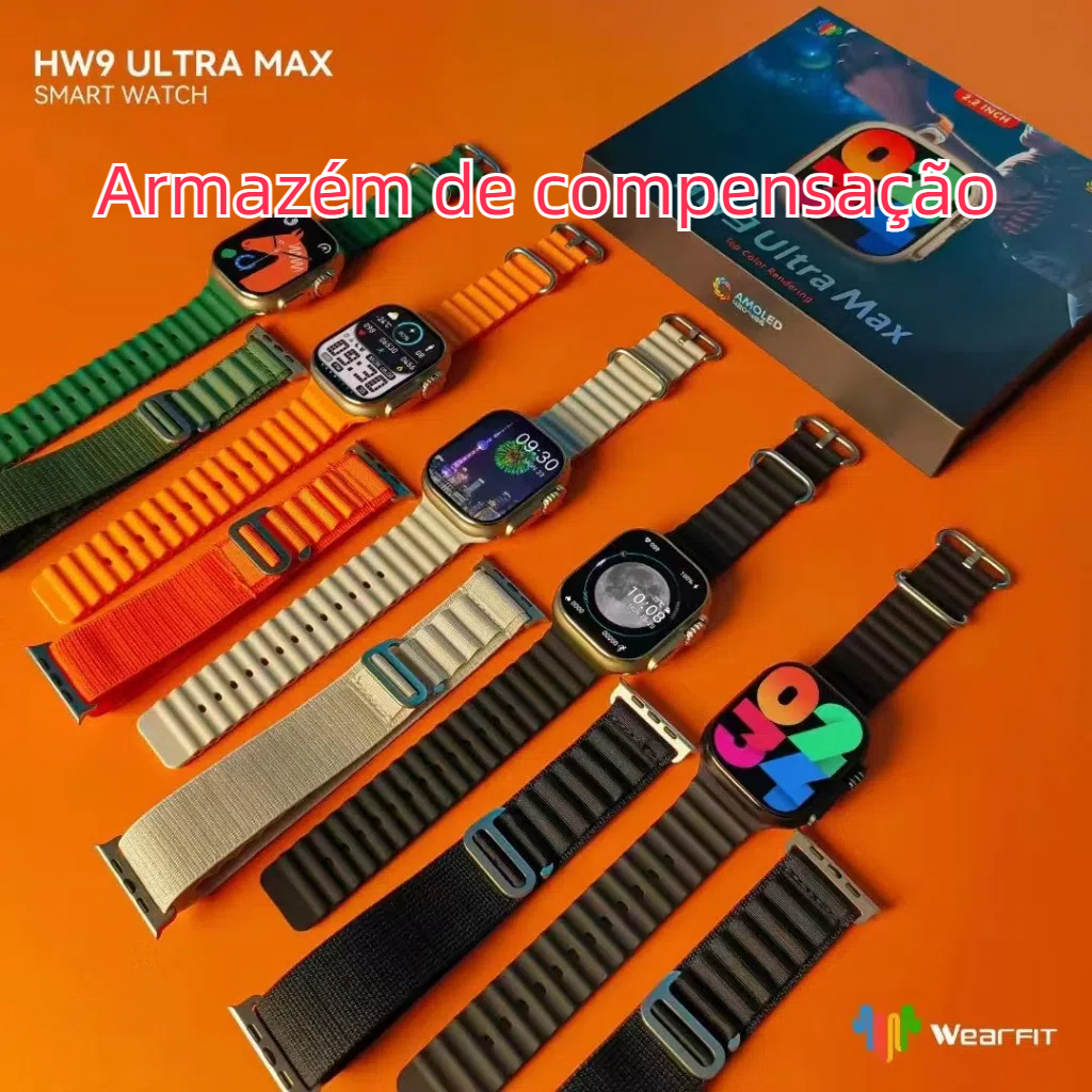 Relogio Smartwatch Hw9 Ultra Max Serie 9 Tela Amoled Pulseira Extra