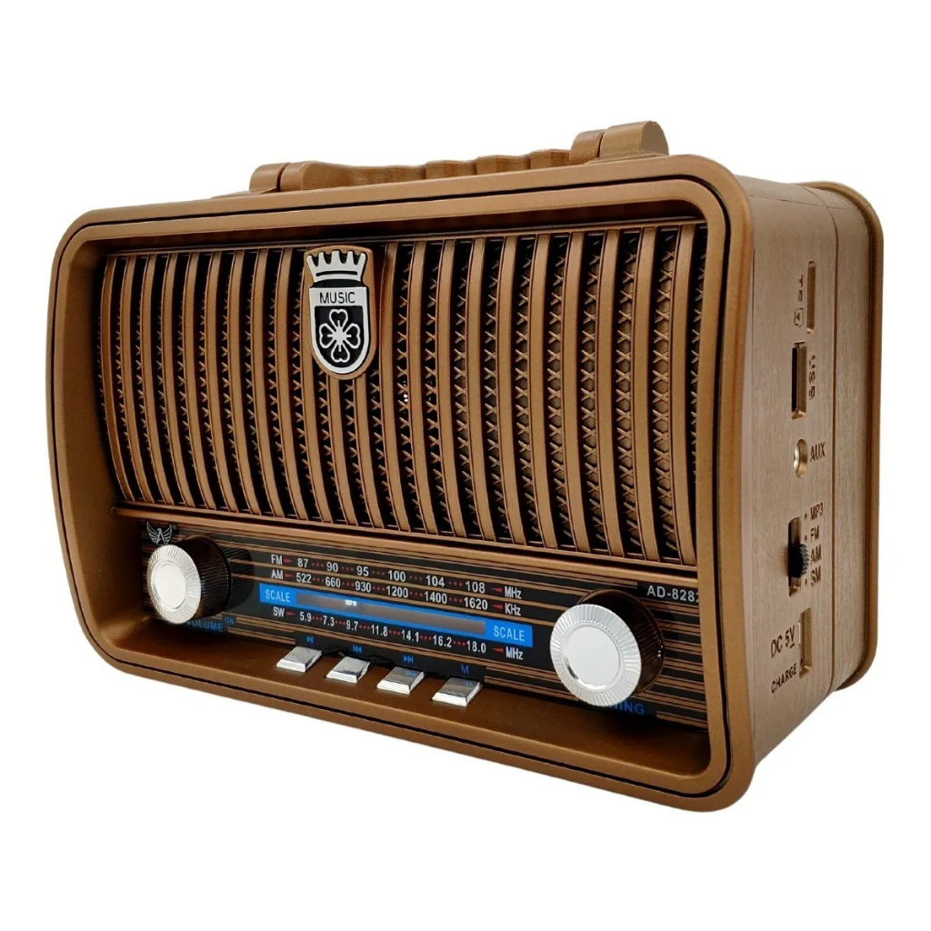 Ameri VINTAGE - みったん Rádio Am Fm Portatil Retro Bluetooth Vintage Antigo Usb P2 Altomex