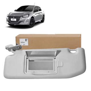 Quebra Para Sol Esquerdo Motorista Novo Peugeot 208 Original