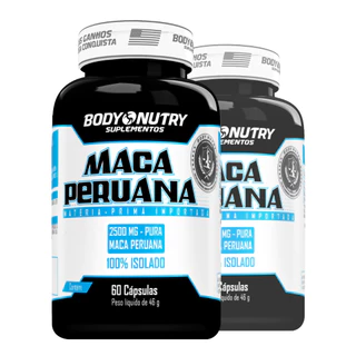 Kit 2x Maca Peruana, 120 Cápsulas - Body Nutry - (MAIS ENERGIA E DISPOSIÇÂO)