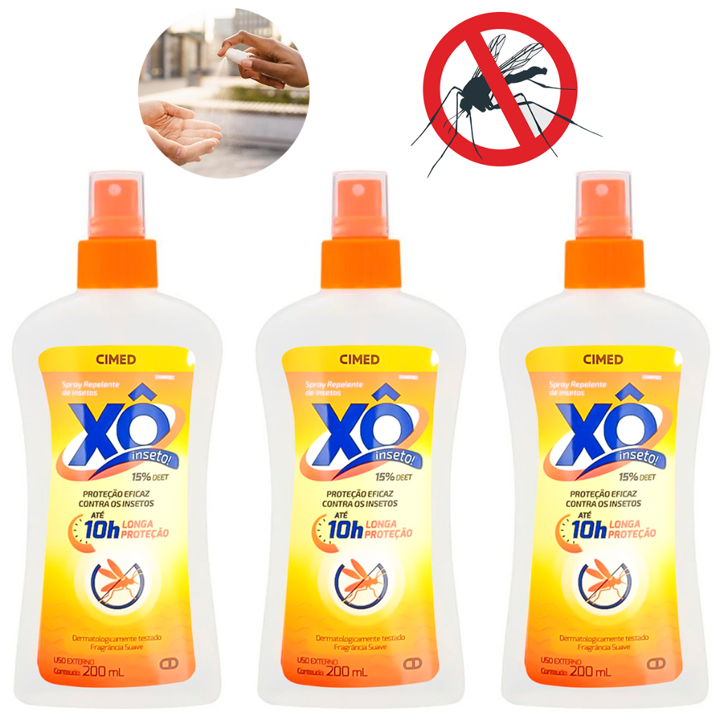 Kit 3 Xô Inseto Repelente de Insetos Repele Mosquito da Dengue ...