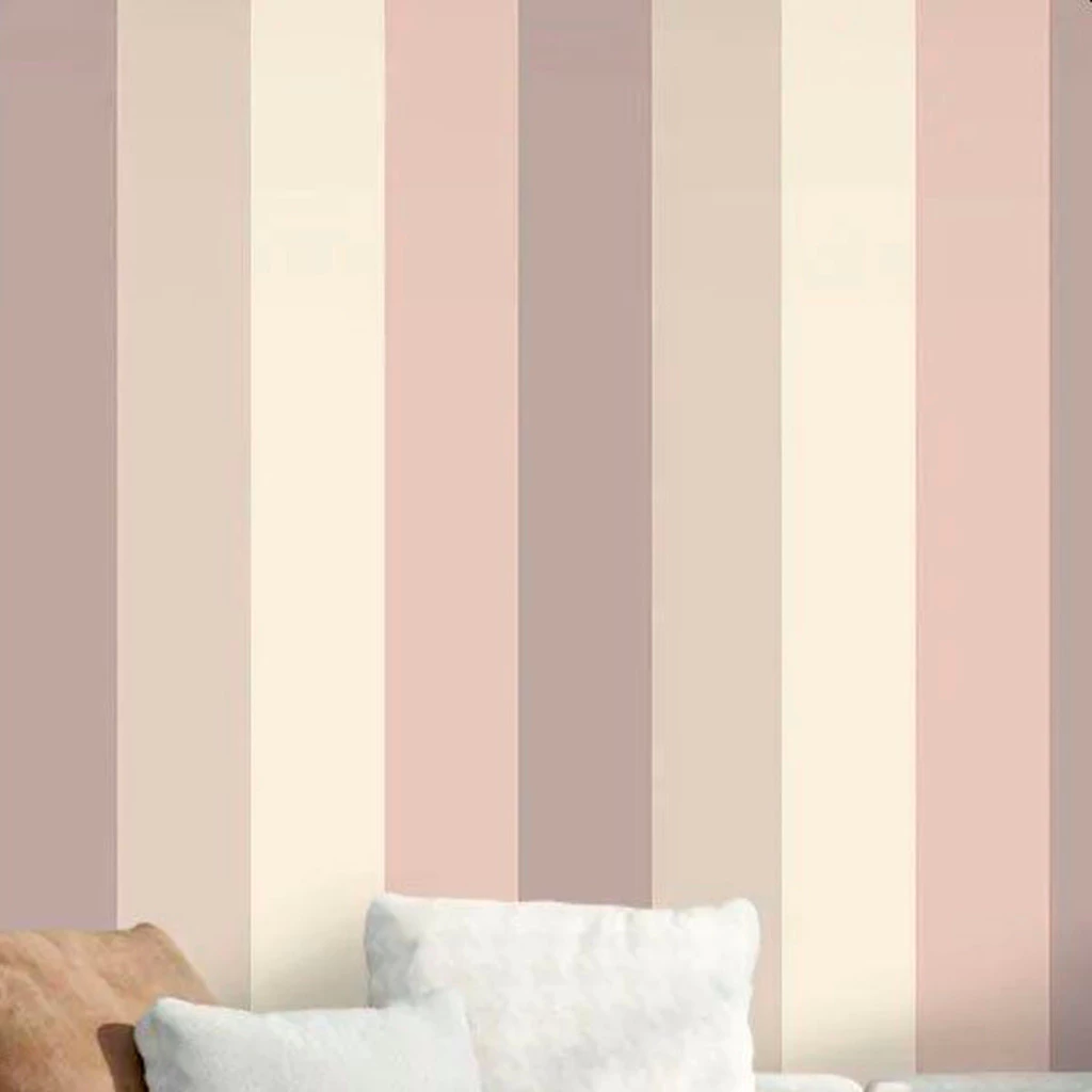 Papel de parede faixas malva