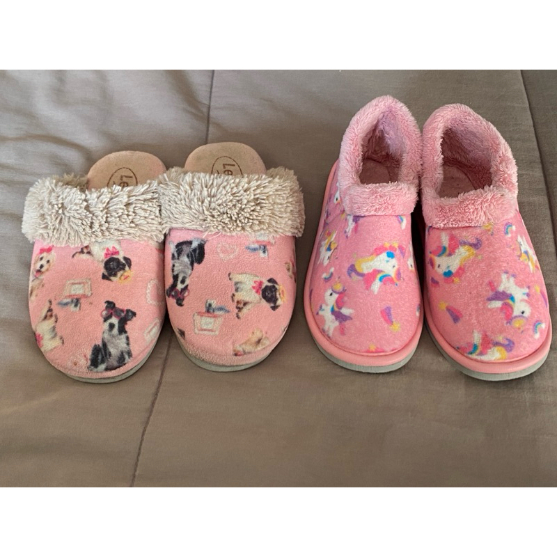 Pantufa Chinelo de casa Leffa infantil - menina - desapego | Shopee Brasil