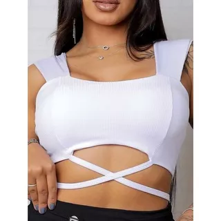 Top de amarrar lindo //moda feminina2024
