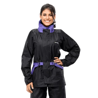 Kit Conjunto Capa De Chuva Pantaneiro Motoqueiro Motoboy Nylon Com Gola Feminino Impermeável