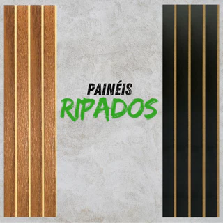 Kit 60 Painéis Ripado Para Revestimento MDF 50cm x 11,5cm