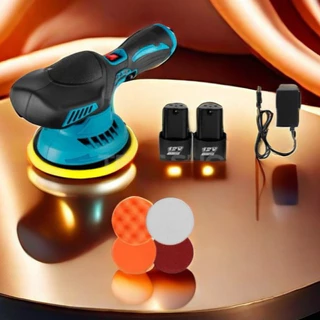 Polidor Lixadeira Multifunções Angular Automotiva Profissional Elétrica Portátil com 02 baterias li-ion recarregável