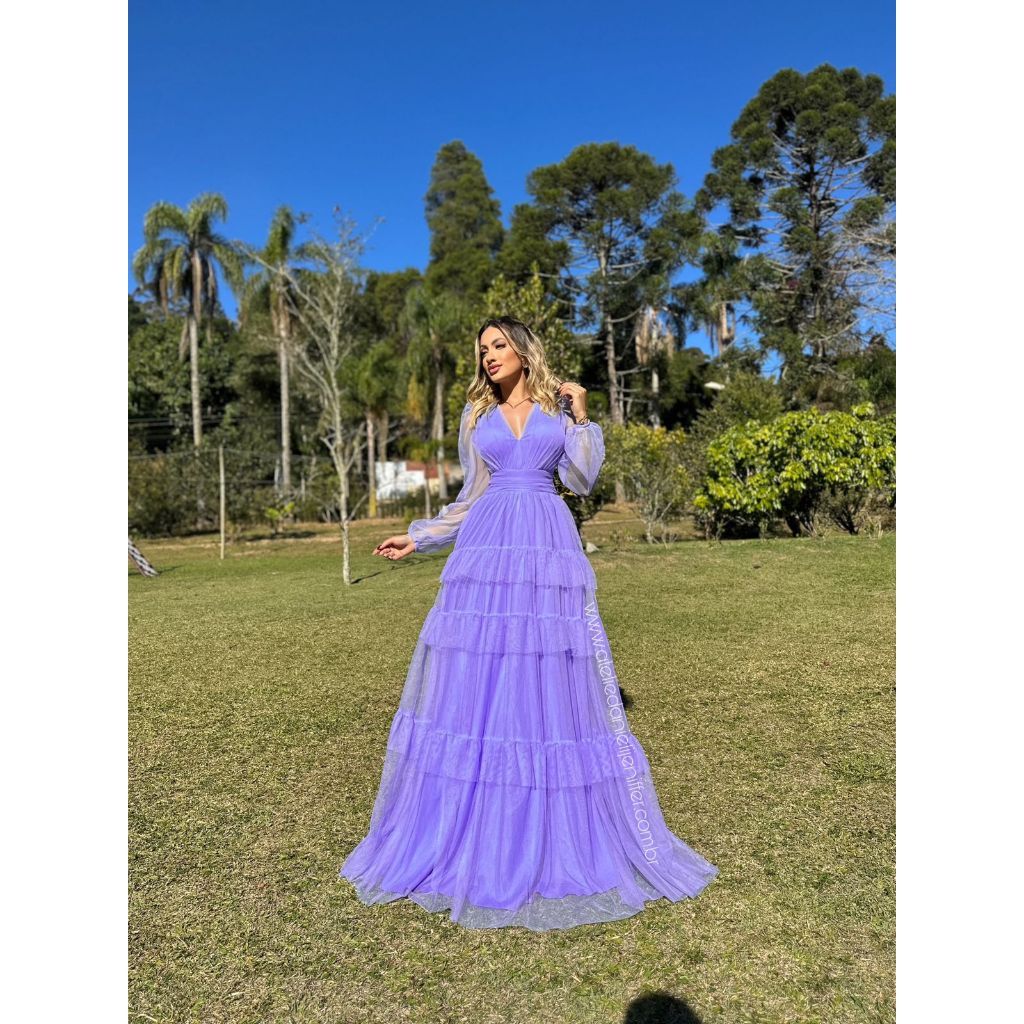 Vestido Madrinha Lilas Lavanda na Black Friday 2025 | BuscaProdutos