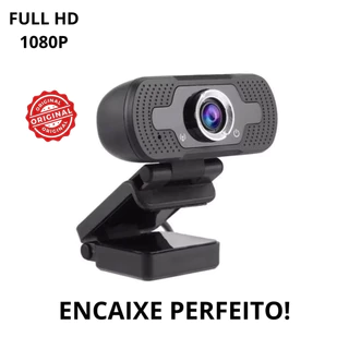 Webcam Computador e Notebook Full HD 1080P Amplo Ângulo 110°
