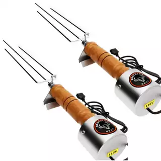 Kit Com 2 Espetos Giratório Elétrico (Linha Econômica) BROTHER´S GRILL
