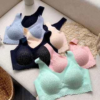 Kit 5 Sutia Confort 5D Com Bojo Removível Top Soutien Sem Costura Estoque no Brasil
