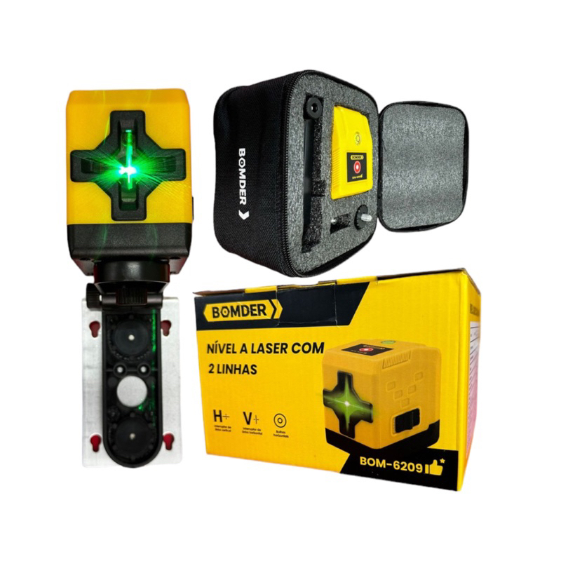 Nivel A Laser Bonder Esquadro Nivelador Autonivelante Melhor | Shopee ...