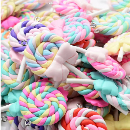 Pingente Pirulito Biscuit 4cm