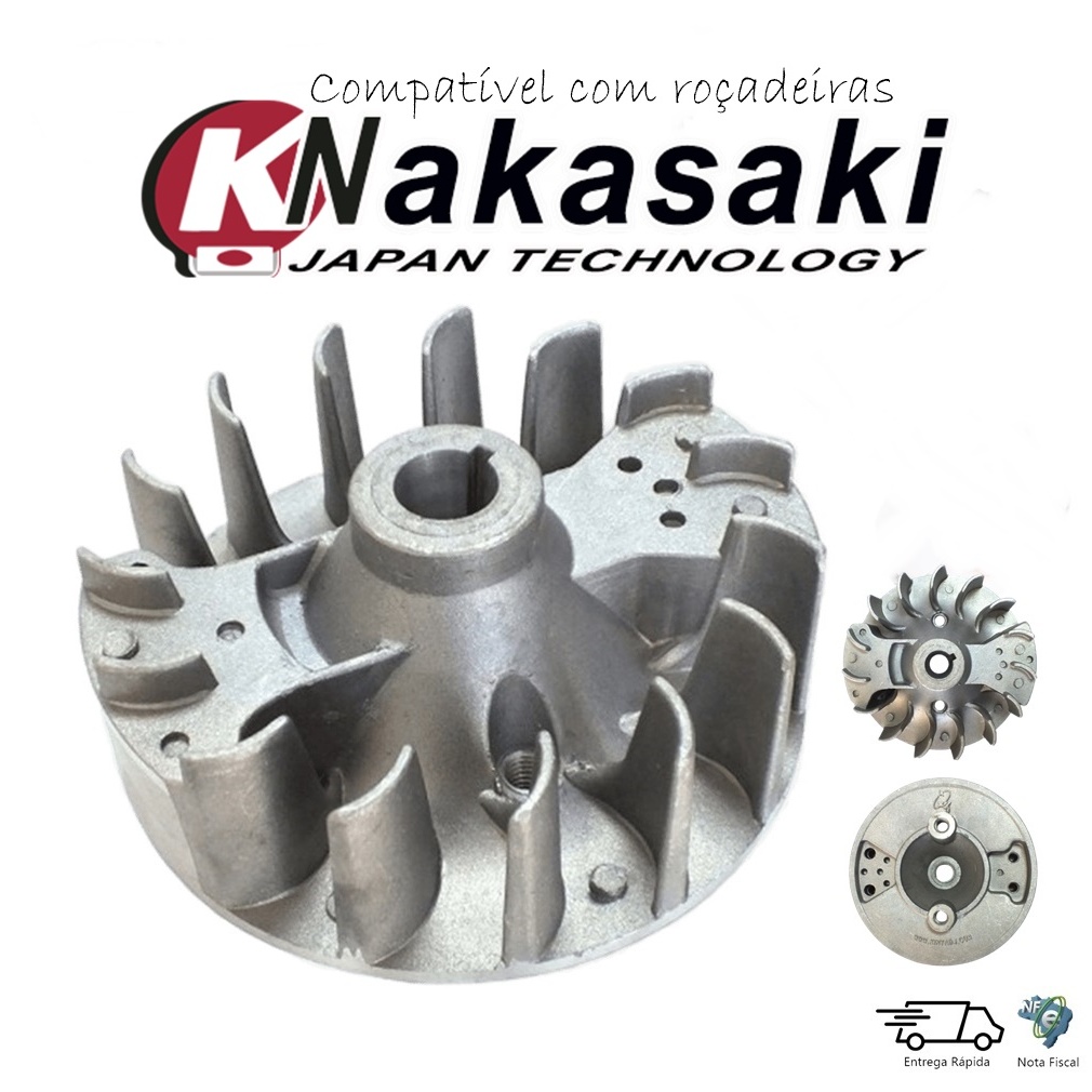 Volante Magnético Para Roçadeira Siga Tools Nakasaki 63cc 65cc Pro
