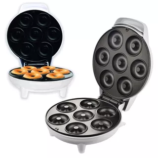 Máquina De Mini Donuts Sobremesa 110V -220V Portátil Para Lanche De Café Da Manhã Infantil Cozinha