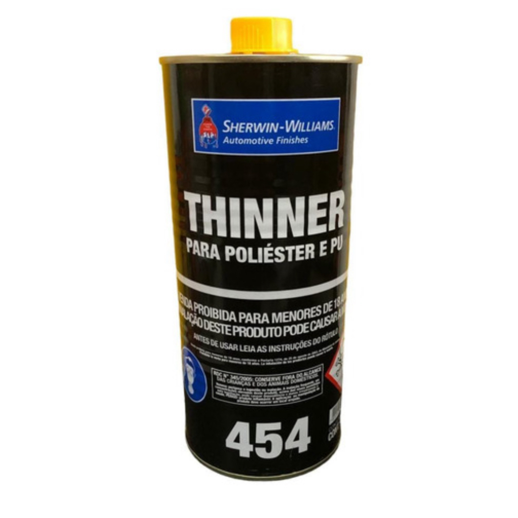Diluente Poliéster-Pu 454 900ml Lazzuril Automotivo
