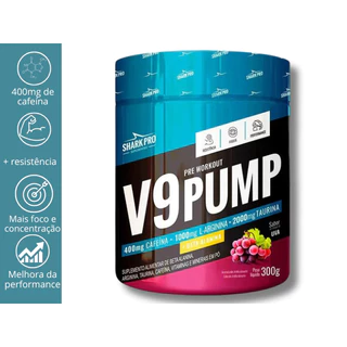 PRE TREINO V9 PUMP (300G) - SHARK PRO