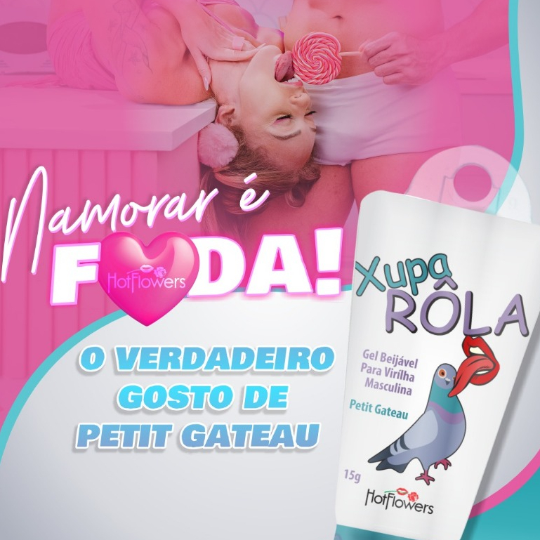 Xupa Rola Gel Comestível Petit Gateau 15g Hot Flowers | Shopee Brasil