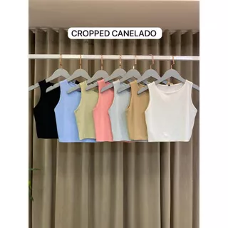 Blusinha Regata Cropped Linda Canelado Premium - Chocris