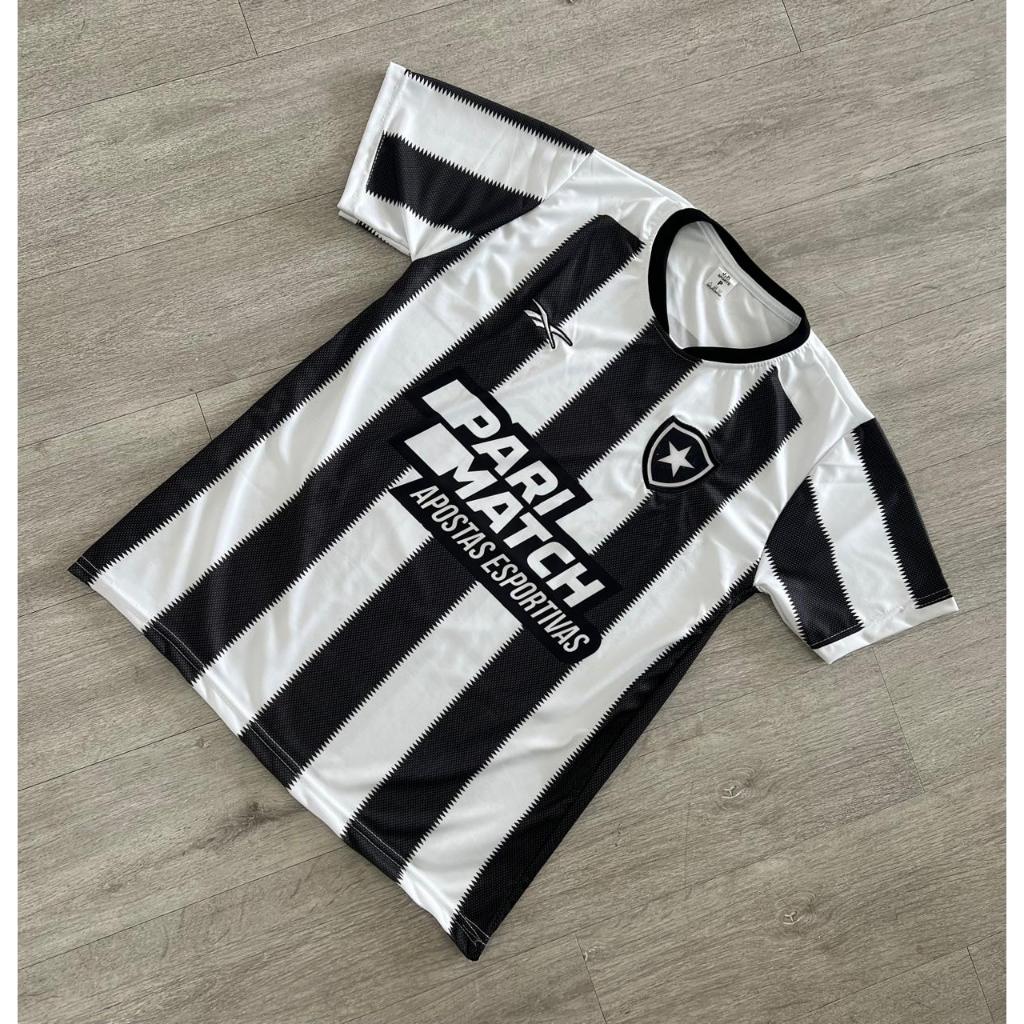 Camisa Botafogo Lançamento Torcedor Bordadas Tecido leve