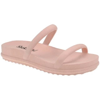 Papete Feminina Chinelo Slide Birken Shekinah Injetada Macia Borracha Tiras Moda Confortável