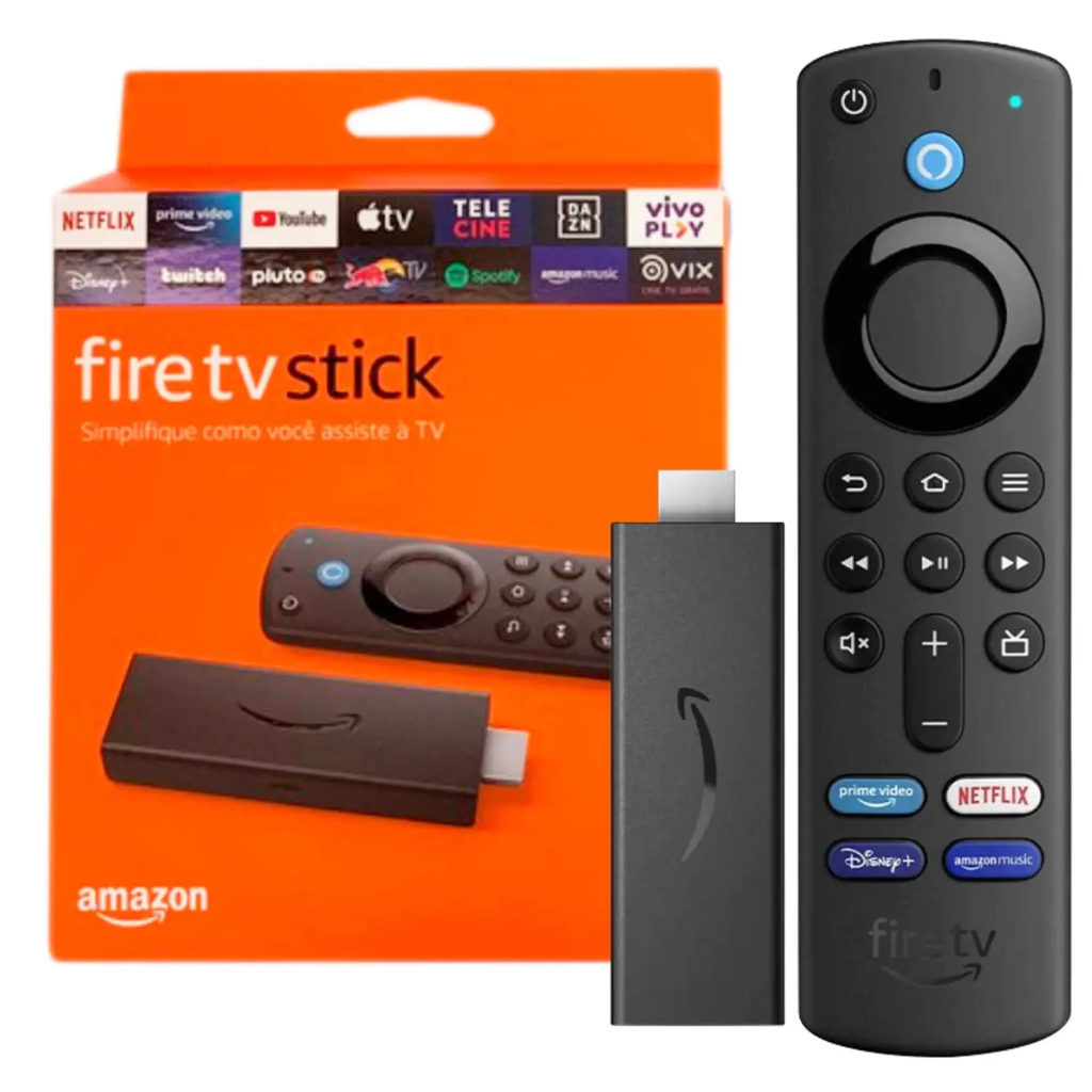 Fire TV Stick Full HD, com Controle Remoto por Voz com Alexa - B08C1K6LB2