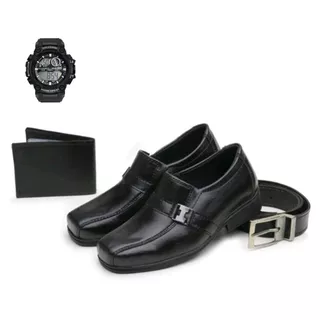 Sapato Social Infantil Masculino + Cinto + Carteira + Relógio Envio Rápido