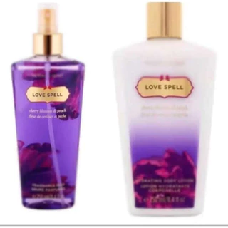 KIT HIDRATANTE + BODY SPLASH LOVE SPEL 250 ML PÒS BANHO