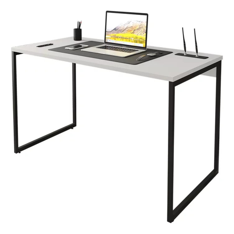 Mesa Escrivaninha Branca Industrial 70 CM Moderna Home Office Escritorio Quarto Estudo Super Moderna