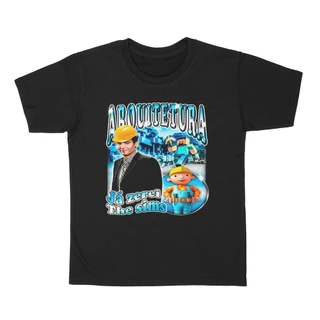 Camiseta Unissex Faculdade Arquitetura Já Zerei The Sims Minecraft Meme 100% Algodão
